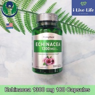 Concentrated Extract Herbal Echinacea 400 or 1300 mg 180 Capsules-Piping Rock