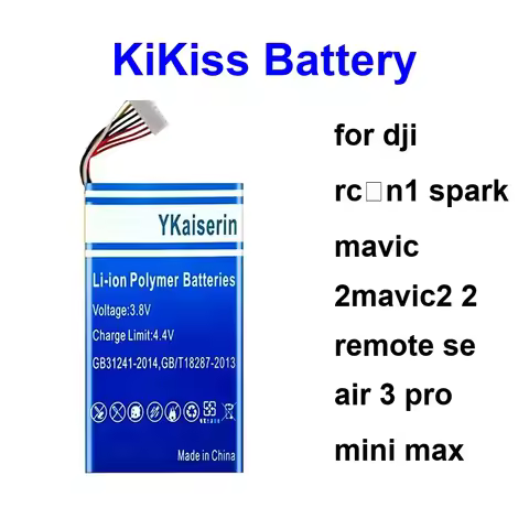 Battery For Dji rc‑n1 Spark Mavic 2mavic2 2 Remote SE Air 3 Pro Mini Max 623758-1S2P RC N1(RC231) 90