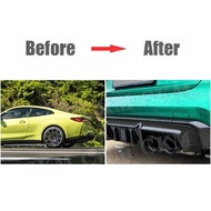 Carbon Fiber for BMW G80 M3 G82 M4 2021+ Car Rear Bumper Lip Diffuser FRP Body kits Accessories