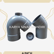 P TRAP LEHER ANGSA PVC 4 INCH - MAGICSTORE9