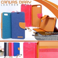 SAMSUNG J6 2018/J2 Prime/A20/A30/9082/A80/A70/A8 2018/J3 2017/M10S/J4 2018 FLIP COVER CASE CANVAS WA