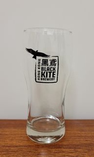 Hong Kong Brewery 黑鳶 Black Kite 玻璃杯 水杯  酒杯 (非Suntory Yebisu Kirin Asahi Sapporo Orion Stella Hoegaarden 1664 藍妹 生力 啤酒杯)
