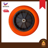 [Made in Malaysia] Heavy Duty Wheel Barrow PU Tyre Tayar Mati PVC Kereta Sorong Tolak Plastic Rim 13x3