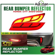 Rear Bumper Lamp Honda City 2021 - 2022 Reflector Brake Light LED DRL Signal Accessories