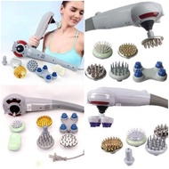 Ready Alat Pijat Vibro Magic Massager Massage Gun 8in1 thumper therapy