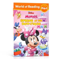 Milu World Of Reading ดิสนีย์มินนี่จูเนียร์ฤดูใบไม้ผลิที่คันธนู Tique หนังสือปกอ่อนอ่านได้หนังสือเทพ