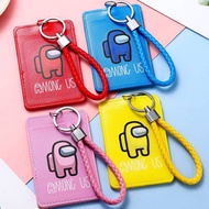 Game CARTOON ID Credit Bank Card Holder Lanyard Students Bus Card Case Hand Rope Visit Door Identity Badge Cards Cover Keychian Bus Card ID Badge FOR Women Men Pendants Children Birthday Gift★children’s Day Gift