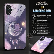 Samsung A08 Case - Samsung A08 Glass Softcase - Samsung A08 Case - Samsung A08 Case - Samsung A08 Si