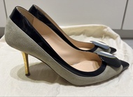 SAUVEREIGN 漆皮麂皮雙色高跟鞋