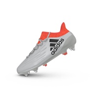 Adidas X 16.1 SG Mens Football Boots Soccer Cleats (UK 6.5 US 7 EU 40, Silver Metallic Black red S81