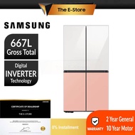 [Delivery By Seller] Samsung BESPOKE Smart Inverter French Door Refrigerator 669L Bottom Mount Freez