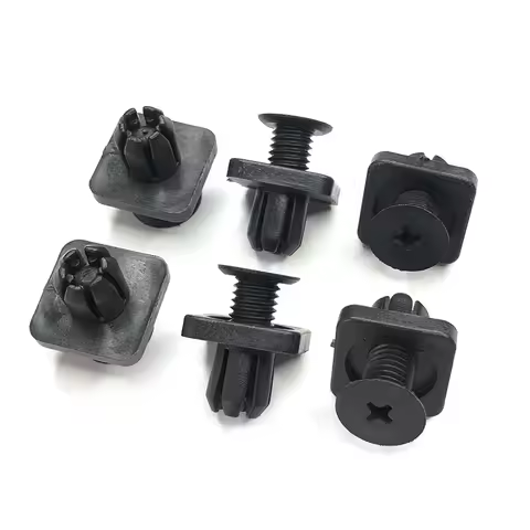 10/20pcs Car Chassis Engine Guard Square Screw Fastener Clip For Honda CRV Civic XRV City Vezel Spir
