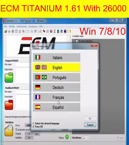 2023 HOT ECM TITANIUM 1.61 With 26000 + Driver ECM 18259+ Drivers for ecu tool Send link or CD or US