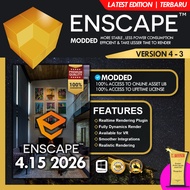 Enscape v4.15 2026 Latest for Windows PC 【✔️Activated Online Asset Lib】【✔️More Stable & Less Bug】【✔️