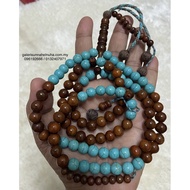 FIRUS BIRU STONE + KOKA KUNING MADU SIZE 8mm. EGYPT🇪🇬