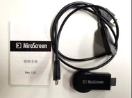 MiraScreen 無線螢幕鏡像轉接器- 適用於平板電腦智慧型手機