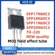 1-5PCS SPP17N80C3 17N80C3 SPP24N60C3 24N60C3 SPP11N60C3 11N60C3 SPP20N65C3 20N65C3 TO-220 MOS field 