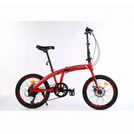 Sepeda lipat 20 inch Trex Cassini 7 speed sepeda lipat murah