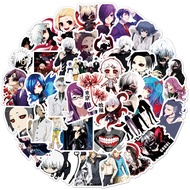 50 pcs Tokyo Ghoul Stickers Set Japanese Anime Waterproof Graffiti Decals Sticker Pack for Kids Stud