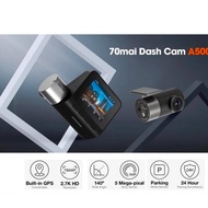 70mai A500S Dash Cam 2.7K HD Sony IMX335 Dual Channel GPS ADAS WiFi Night Vision