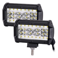 5inch 400W Offroad Car LED Light Bar Lamp Car Work Light Flood Spot Beam 4WD SUV