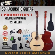 Acoustic Guitar 38 Inch Package TOT PREMIUM PACKAGE/ GITAR AKUSTIK / GITAR KAPOK