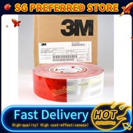 3M 983-326  Red and White Reflective Tape Logo Reflective Sticker