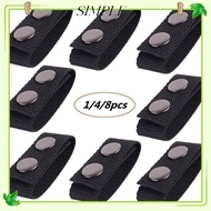 SIMPLESHOP 1/4/8Pcs Belt Buckle Portable Double Snaps Sports Heavy Duty