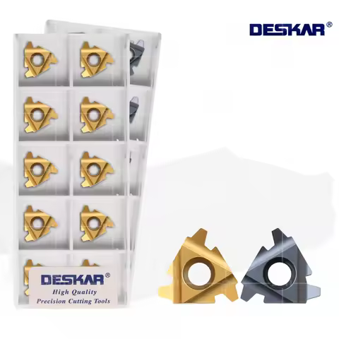 DESKAR 100% Original 22ER 22IR 4TR 5TR 6TR LDA LDC Threading Cutting Insert Lathe Machining Center T