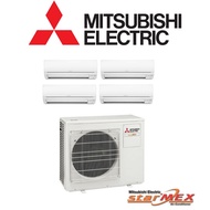 5 TICK MITSUBISHI (R32) SYSTEM 4 AIRCON  + FREE  60 MONTH WARRANTY