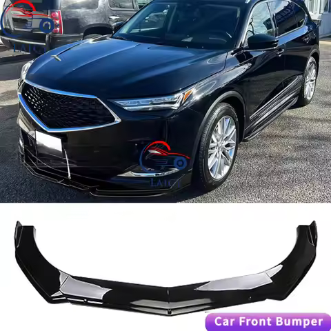 LAICY For H0nda Acura MDX Type S Car Front Bumper Chin Lip Spoilers Body Kits Splitter Skirt Diffuse