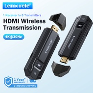 Lemorele P50 Wireless HDMI Transmitter Receiver 4K 60Hz Adapter 8TX To 1RX