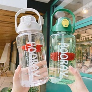 Clear Plastic Water Bottle Portable 1500ml/2000ml/3000ml