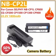 Camera Battery 22.2V 1800mAh NB-CP2L NB-CP2LH And Charger for Canon SELPHY NB-CP1L CP800 CG-CP200 CP