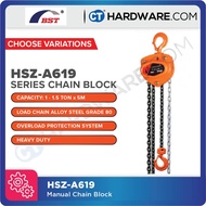 BST HSZ-A619 MANUAL CHAIN BLOCK 1TON | 2TON | 3 TON | 1.5 TON x 5M | HEAVY DUTY | LOAD CHAIN GRADE 8