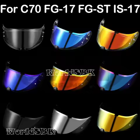 HJ20M Helmet Shield for HJC C70 IS-17 FG-17 FG-ST Motorcycle Helmet Visor Uv Protection Casco Moto V