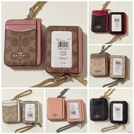 CARD Holder ZIP CASE IN SIGNATURE CANVAS C0058 C1885 6303 CR971