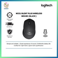 LOGITECH M331 SILENT PLUS WIRELESS MOUSE (BLACK)