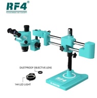 BSS RF4 RF-6565TVW Trinocular Stereo Microscope with STL2 Stand 6.5-65X Continuous Zoom