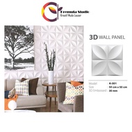 Wallpaper dinding 3D Wall Panel Concert dan Gypsum #K001