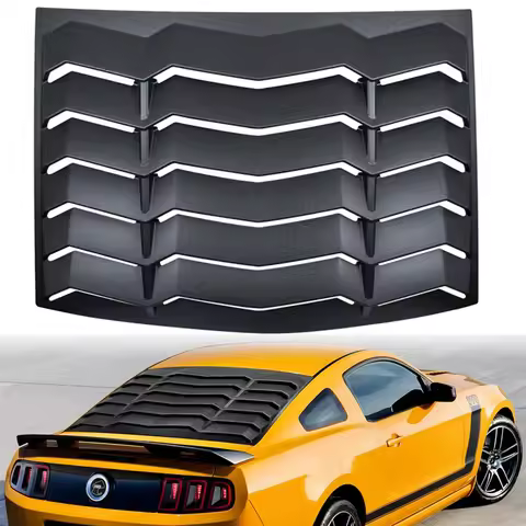 Rear Window Louver for Ford Mustang 2005 - 2014 Windshield Sun Shade Cover Vent GT Lambo Style Custo