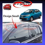 (4 PCS) Air Press Bezza 2016 2019 Window Tingkap kereta Door Visor Mugen tingkap kereta bezza kening