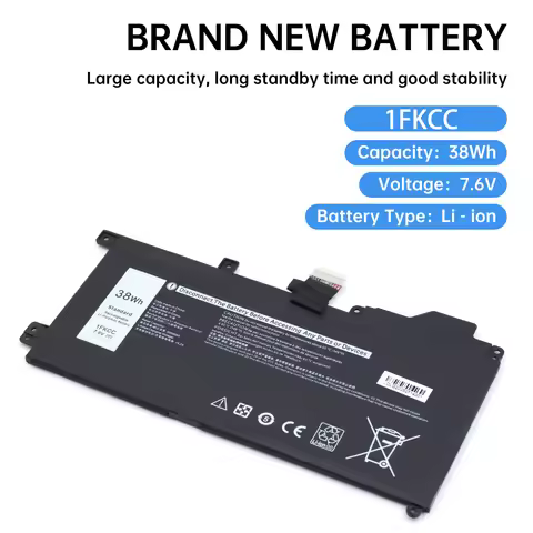 1FKCC Laptop Battery for Dell Latitude 7200 7210 2-in-1 Series Notebook 09NTKM 9NTKM 0D9J00 0KWWW4 K