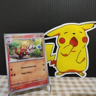 CROCALOR GLITTER HOLO FOIL - SV4A 031/190 - INDONESIAN POKEMON CARD