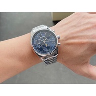 Charm [LONN] Men's Watch Blue Dial Famous Craftsman 42MM Moon Phase Automatic Mechanical Men's Watch