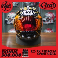 Helm Full Face Rx-7X / Rx7X Pedrosa Samurai Spirit Gold