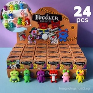24 fuggler blind box keychain mini ugly Monster figure keyring funny doll kids toys gift idea Blind 