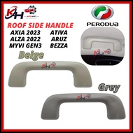 PERODUA AXIA 23/ BEZZA / MYVI GEN3 / ARUZ / ALZA 22 / ATIVA BEIGE GREY Roof Grip Handle Assist Pemeg