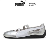 【PUMA Genuine】PUMA Shoes Women Low Cut Silver White Sneakers Ballet shoes Casual Shoes