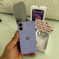iPhone 12 mini 128 purple imei kemenperin resmi permanen, All sim card, imei bergaransi, all part or